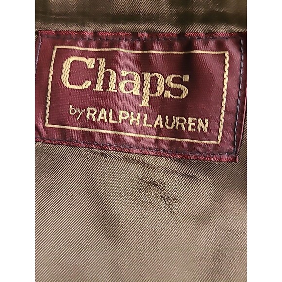 Vtg Chaps Ralph Lauren Blazer Mens 44R Houndstooth Silk Wool Sportscoat Canada - Picture 11 of 16